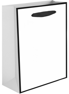 Пакет подарочный, 230гр, Премиум, Белый, 15*14*7 см, 1 шт.